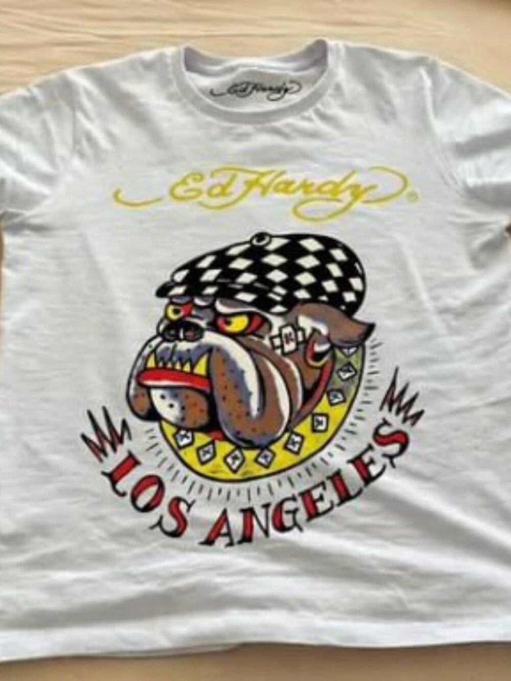Ed Hardy Los Angeles Bulldog Graphic T-Shirt